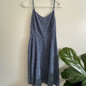 Old Navy Fit and Flare Blue Dress